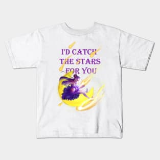 Catching stars Kids T-Shirt